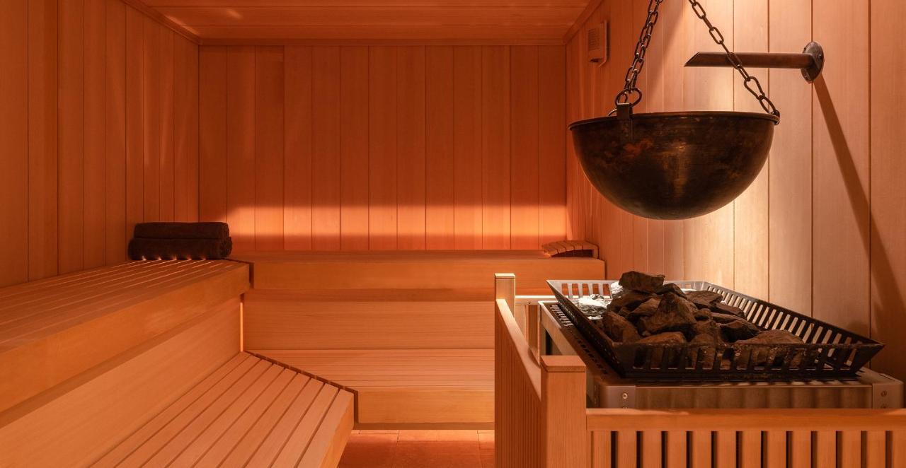 Helea Lifestyle Beach Resort Kallithéa Exterior foto A Finnish sauna
